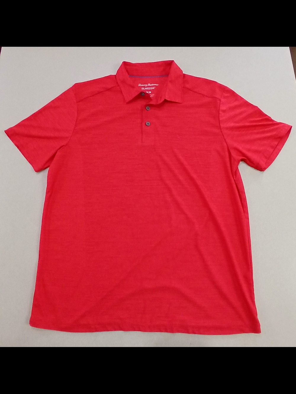 Tommy Bahama Red Short-Sleeve Polo Shirt